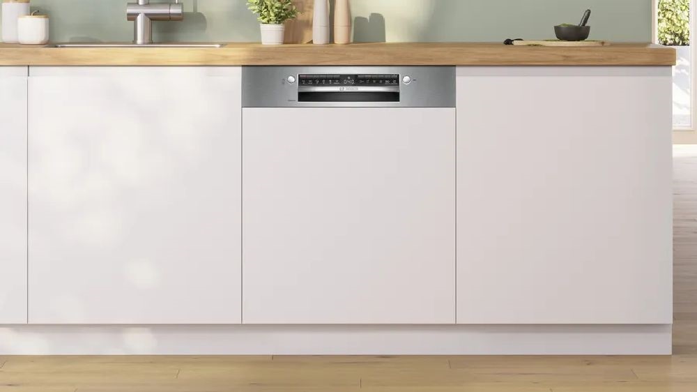 Bosch SMI4HTS00E fehér, programok száma: 6, beépíthető, 13 terítékes mosogatógép  (Használt - B)