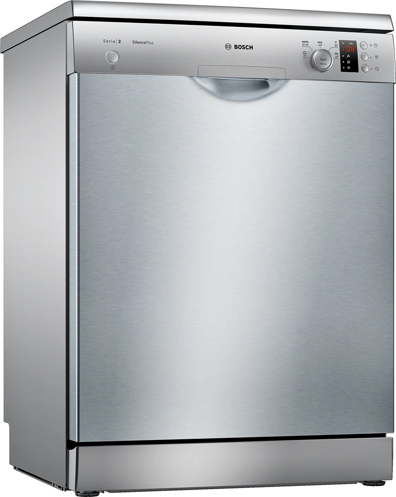Bosch SMS25AI04E inox, programok száma: 5, szabadonálló, 12 terítékes mosogatógép 