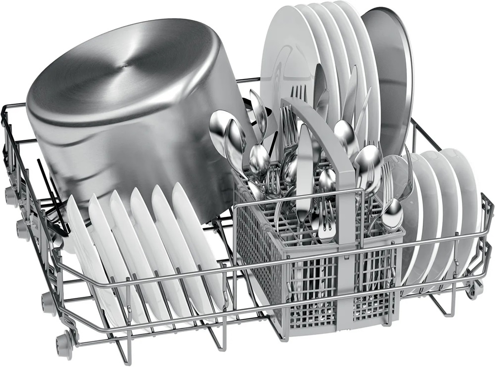 Bosch SMS25AI04E inox, programok száma: 5, szabadonálló, 12 terítékes mosogatógép 