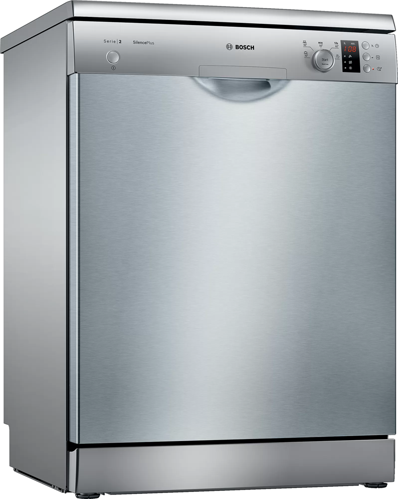 Bosch SMS25AI05E inox, programok száma: 5, szabadonálló, 12 terítékes mosogatógép 