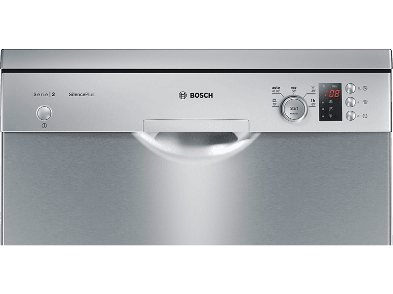 Bosch SMS25AI07E inox, programok száma: 5, szabadonálló, 12 terítékes mosogatógép 