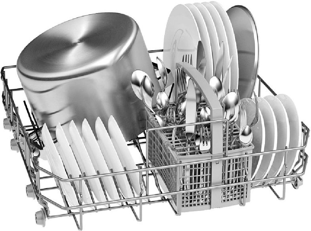 Bosch SMS25AI07E inox, programok száma: 5, szabadonálló, 12 terítékes mosogatógép 