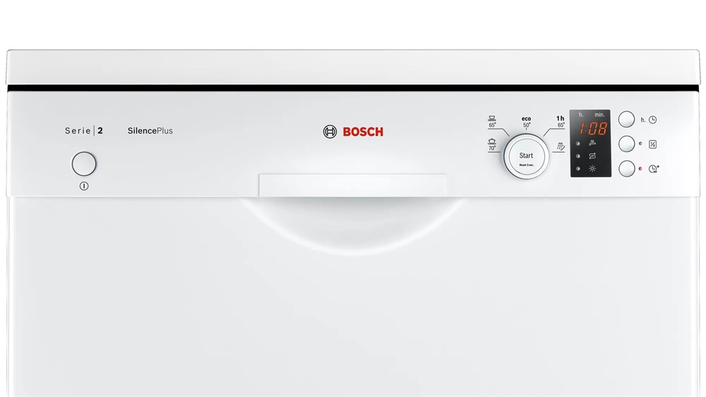 Bosch SMS25AW05E fehér, programok száma: 5, szabadonálló, 12 terítékes mosogatógép 