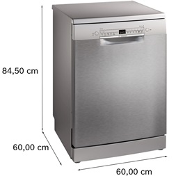 Bosch SMS2HVI02E 14 terítékes inox mosogatógép