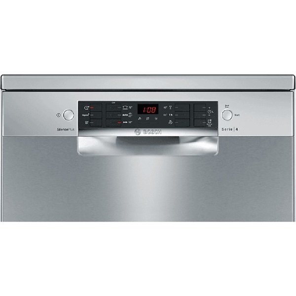 Bosch SMS46KI01E inox, programok száma: 6, szabadonálló, 13 terítékes mosogatógép (Újszerű)