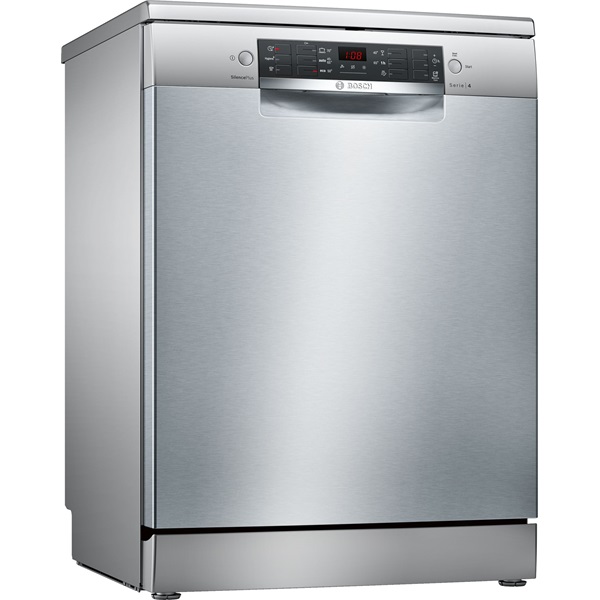 Bosch SMS46KI01E inox, programok száma: 6, szabadonálló, 13 terítékes mosogatógép (Újszerű)