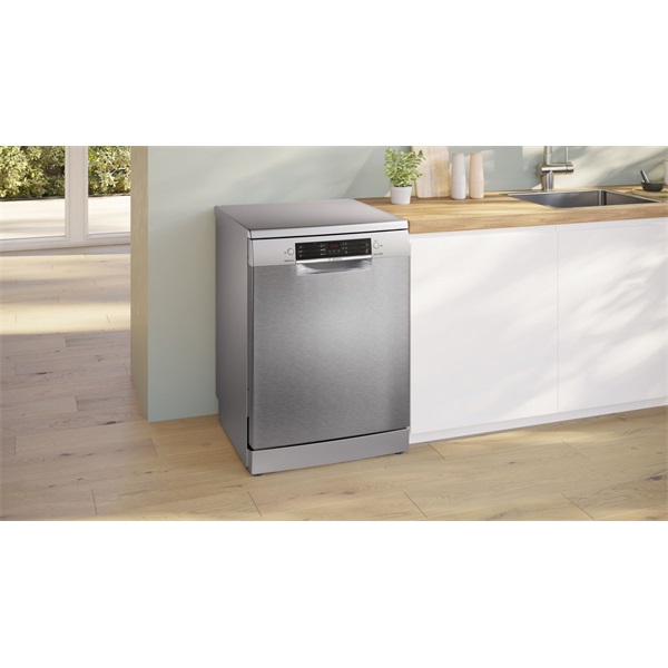 Bosch SMS46KI01E inox, programok száma: 6, szabadonálló, 13 terítékes mosogatógép (Újszerű)