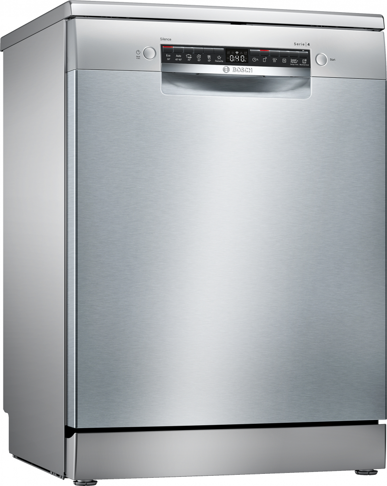 Bosch SMS4HVI33E inox, programok száma: 6, szabadonálló, 13 terítékes mosogatógép 