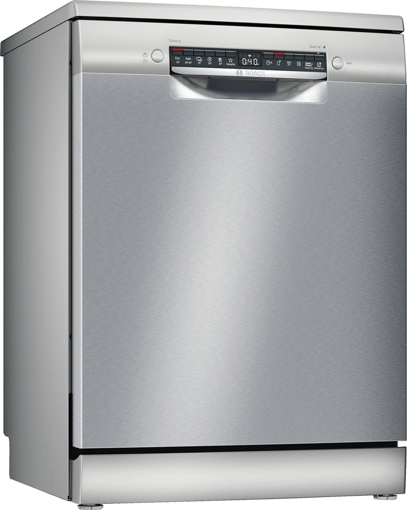 Bosch SMS4HVI45E inox, programok száma: 6, szabadonálló, 13 terítékes mosogatógép 