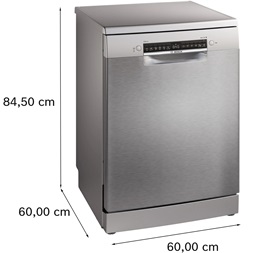 Bosch SMS4HVI45E 13 terítékes inox mosogatógép