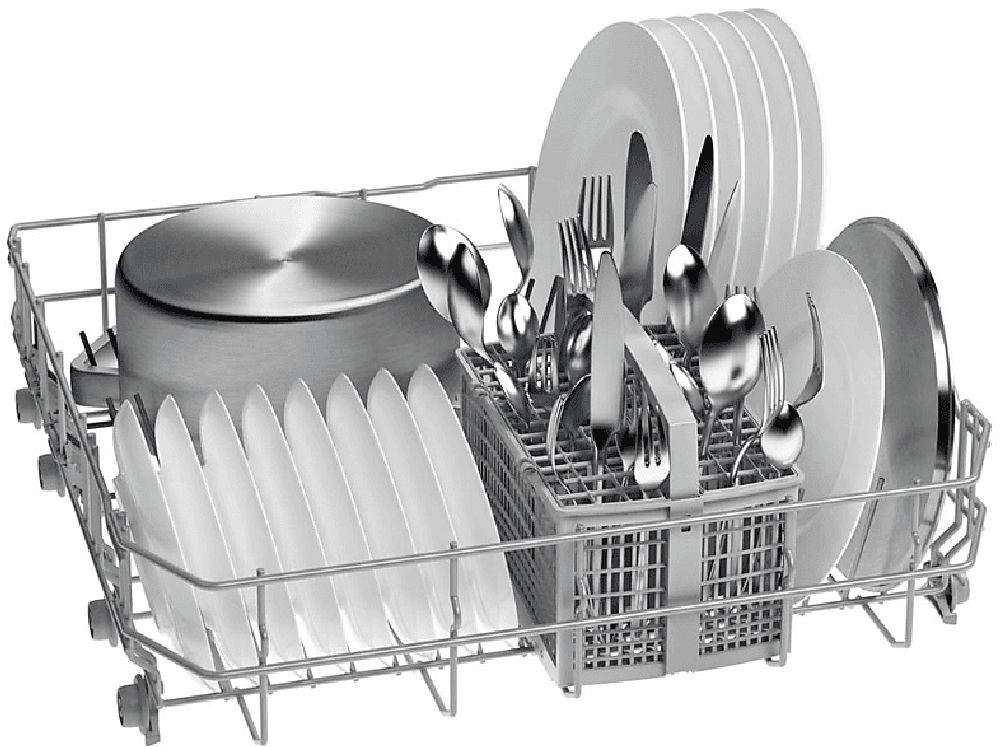 Bosch SMS4HVI45E inox, programok száma: 6, szabadonálló, 13 terítékes mosogatógép 