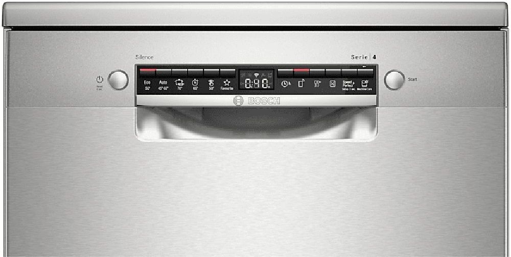 Bosch SMS4HVI45E inox, programok száma: 6, szabadonálló, 13 terítékes mosogatógép 