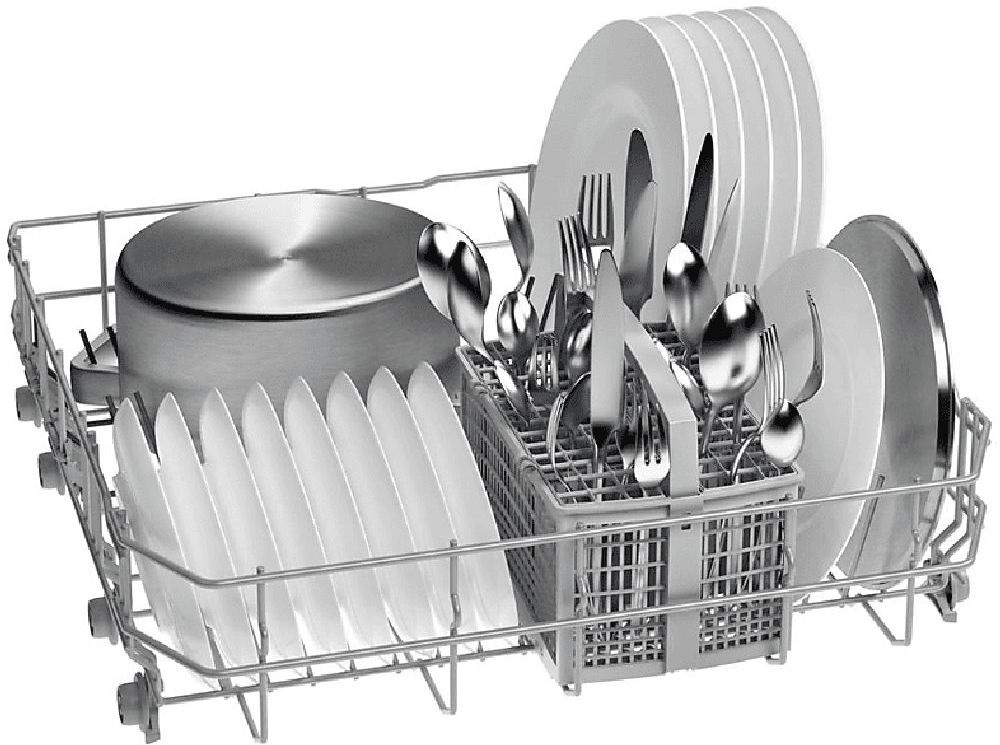 Bosch SMS4HVI45E inox, programok száma: 6, szabadonálló, 13 terítékes mosogatógép 
