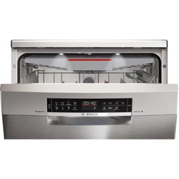 Bosch SMS6ZCI16E inox, szabadonálló, programok száma:8, 14 terítékes mosogatógép