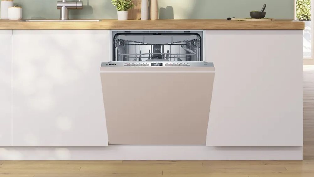 Bosch SMV4EVX04E ezüst, programok száma: 6, beépíthető, 13 terítékes mosogatógép 