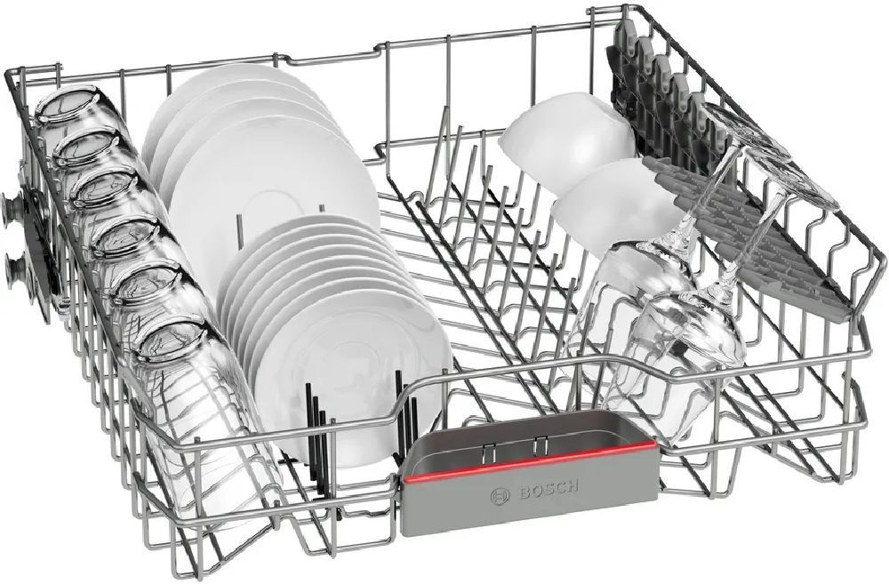 Bosch SMV4EVX04E ezüst, programok száma: 6, beépíthető, 13 terítékes mosogatógép 