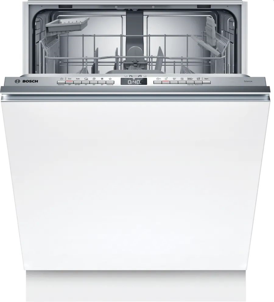 Bosch SMV4HTX14E ezüst, programok száma:6, beépíthető, 13 terítékes mosogatógép