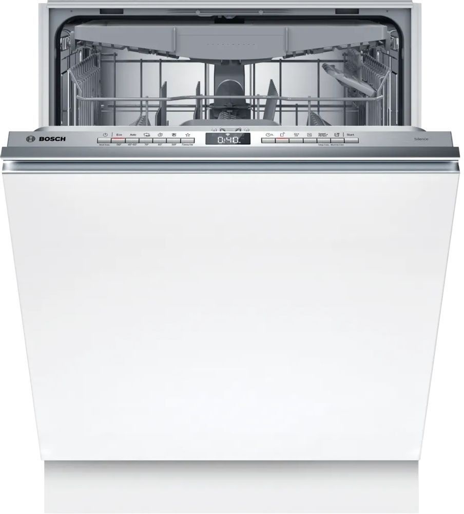 Bosch SMV4HVX00E szürke, programok száma: 6, beépíthető, 14 terítékes mosogatógép 
