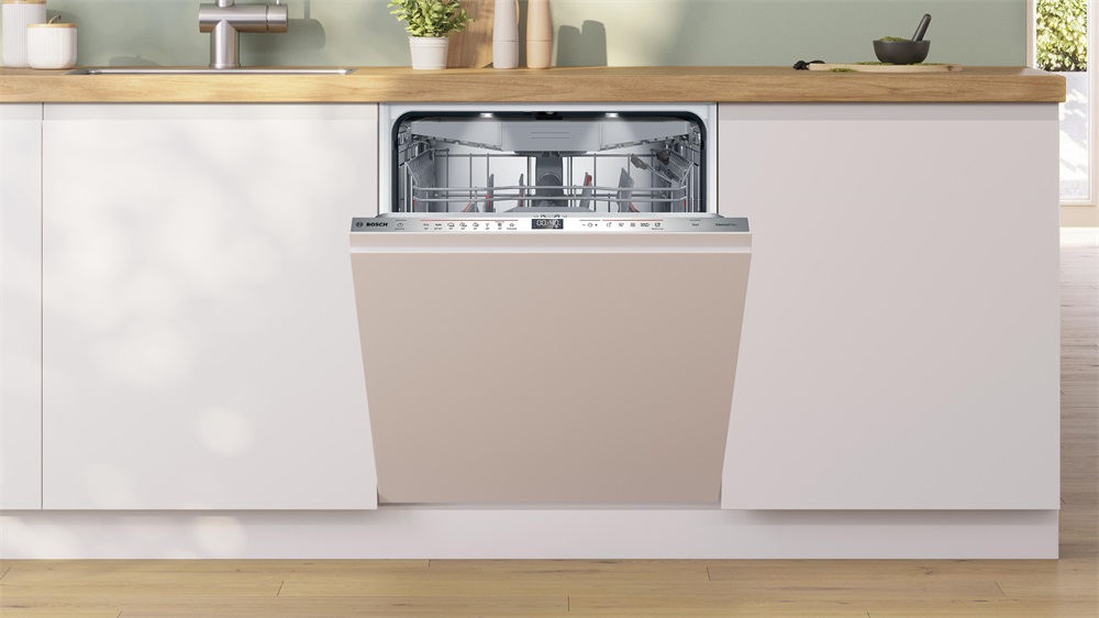 Bosch SMV6ECX10E inox, programok száma: 8, beépíthető, 14 terítékes mosogatógép 