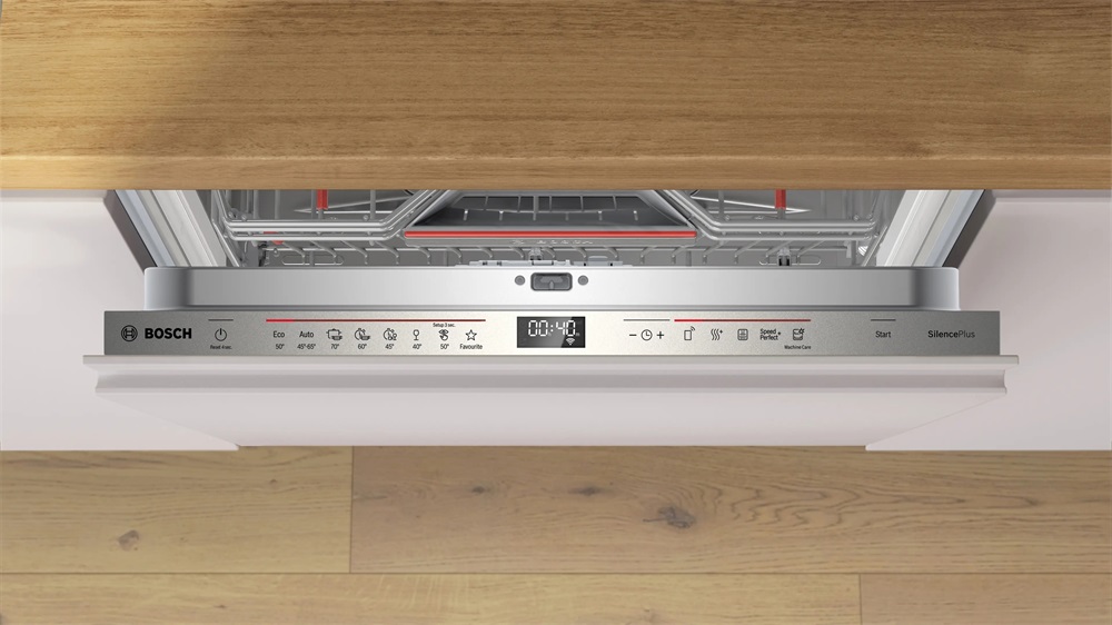 Bosch SMV6ECX10E inox, programok száma: 8, beépíthető, 14 terítékes mosogatógép 