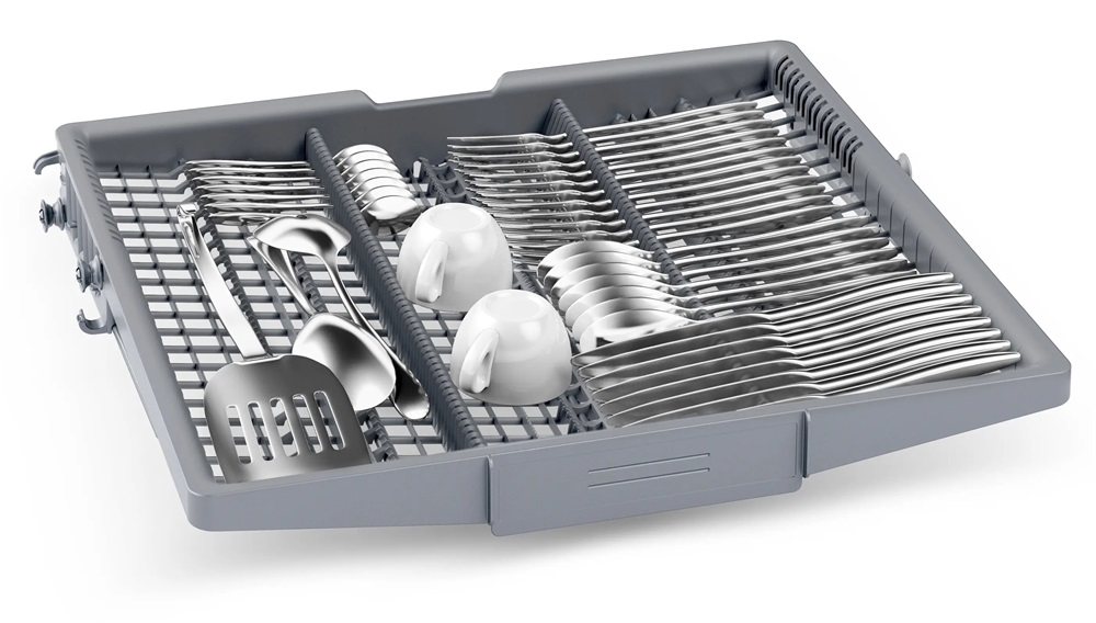 Bosch SMV6ECX10E inox, programok száma: 8, beépíthető, 14 terítékes mosogatógép 