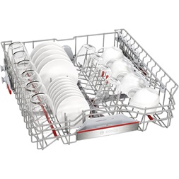 Bosch SMV6ECX10E inox, programok száma: 8, beépíthető, 14 terítékes mosogatógép 