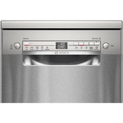 Bosch SPS2HMI42E inox, programok száma: 5, keskeny szabadonálló, 10 terítékes mosogatógép (Újszerű)