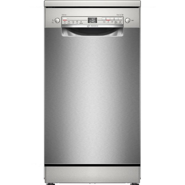 Bosch SPS2HMI42E inox, programok száma: 5, keskeny szabadonálló, 10 terítékes mosogatógép (Újszerű)