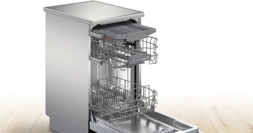Bosch SPS2HMI58E inox, programok száma: 6, keskeny szabadonálló, 10 terítékes mosogatógép 