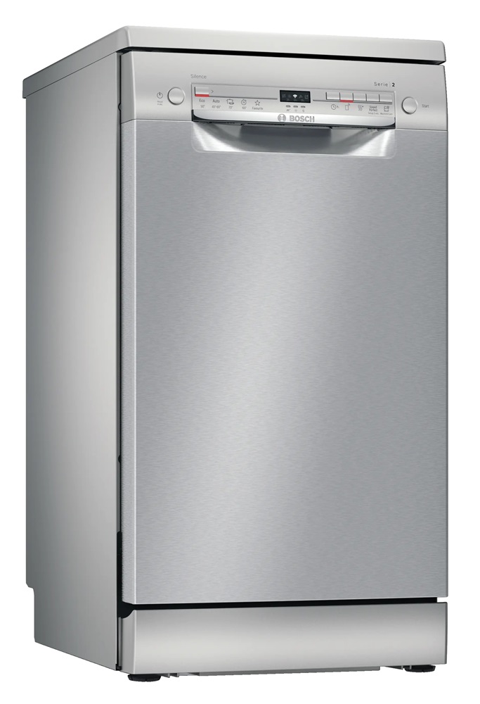 Bosch SPS2IKI04E inox, programok száma: 5, keskeny szabadonálló, 9 terítékes mosogatógép 