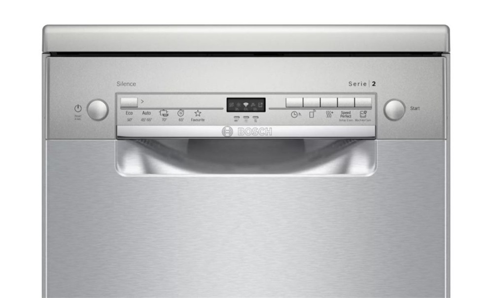Bosch SPS2IKI04E inox, programok száma: 5, keskeny szabadonálló, 9 terítékes mosogatógép 