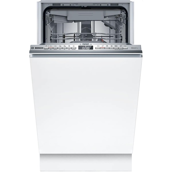 Bosch SPV4EMX17E ezüst, programok száma:6, beépíthető, 10 terítékes mosógatógép