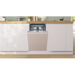 Bosch SPV4EMX17E ezüst, programok száma:6, beépíthető, 10 terítékes mosógatógép