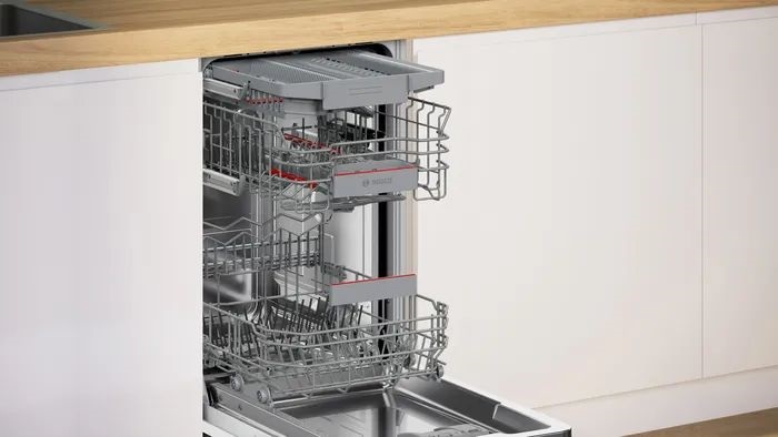 Bosch SPV4EMX24E fehér, programok száma: 6, beépíthető, 10 terítékes mosogatógép 