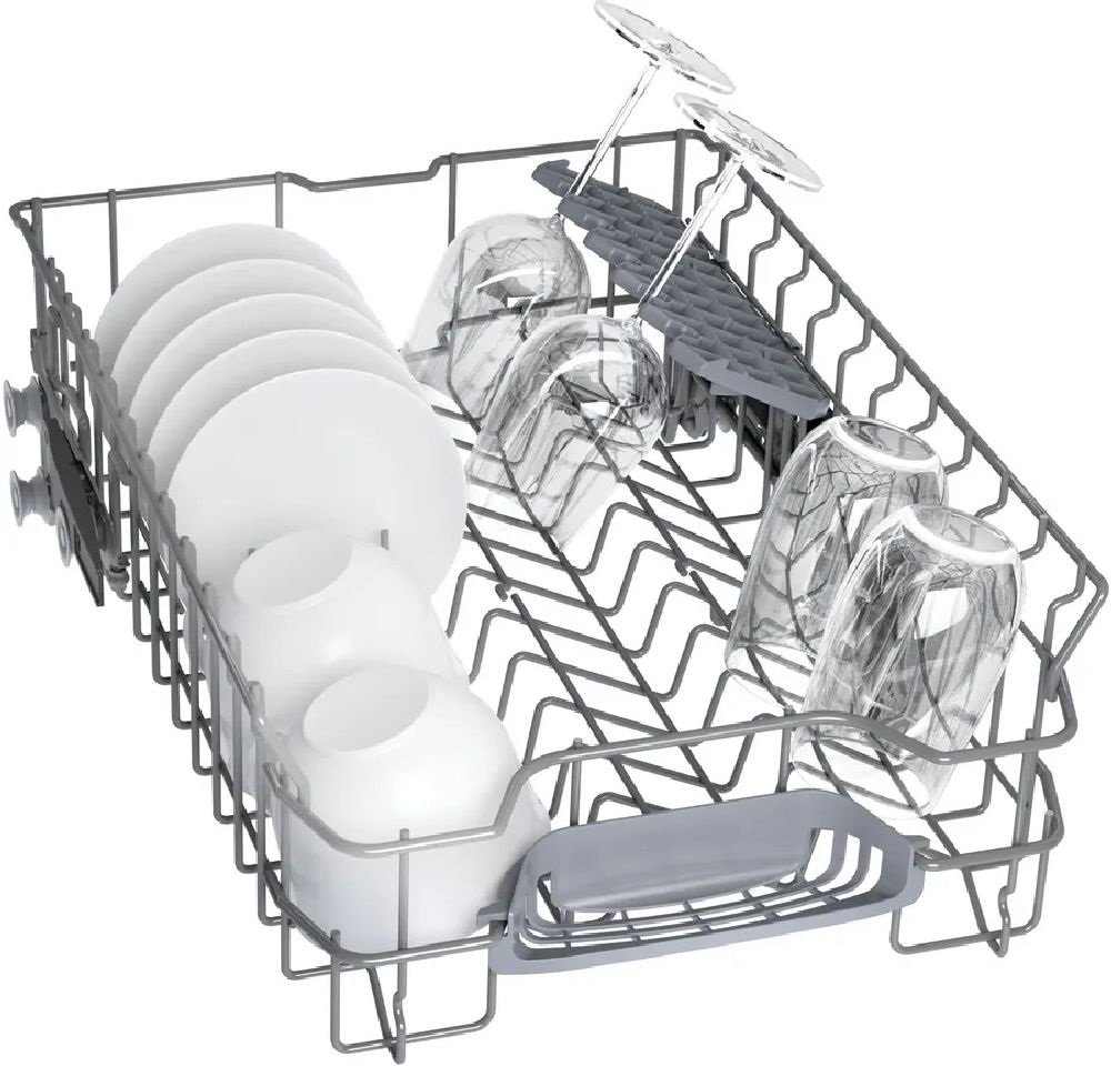 Bosch SPV4HMX10E inox, programok száma: 6, keskeny beépíthető, 10 terítékes mosogatógép 