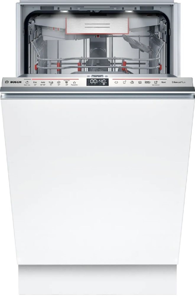 Bosch SPV6EMX05E inox, programok száma: 6, keskeny beépíthető, 10 terítékes mosogatógép 