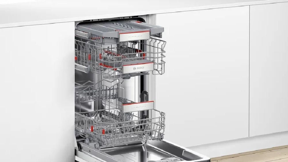Bosch SPV6EMX05E inox, programok száma: 6, keskeny beépíthető, 10 terítékes mosogatógép 