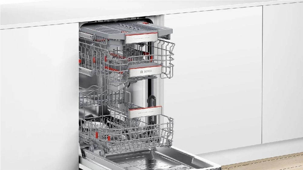 Bosch SPV6YMX08E programok száma: 6, keskeny beépíthető, 10 terítékes mosogatógép 