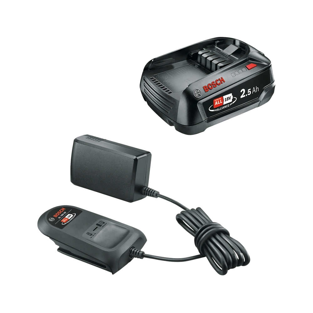 Bosch Starter Set 18 V Alliance (1x2,5 Ah + AL18V-20) akkumulátor kezdőkészlet