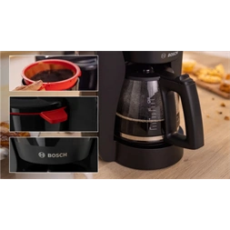 Bosch TKA2M113 fekete 10 személyes filteres kávéfőző