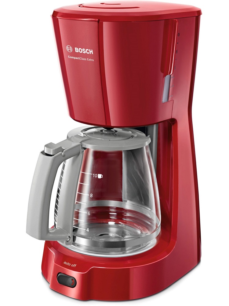 Bosch TKA3A034 piros 10 személyes filteres kávéfőző