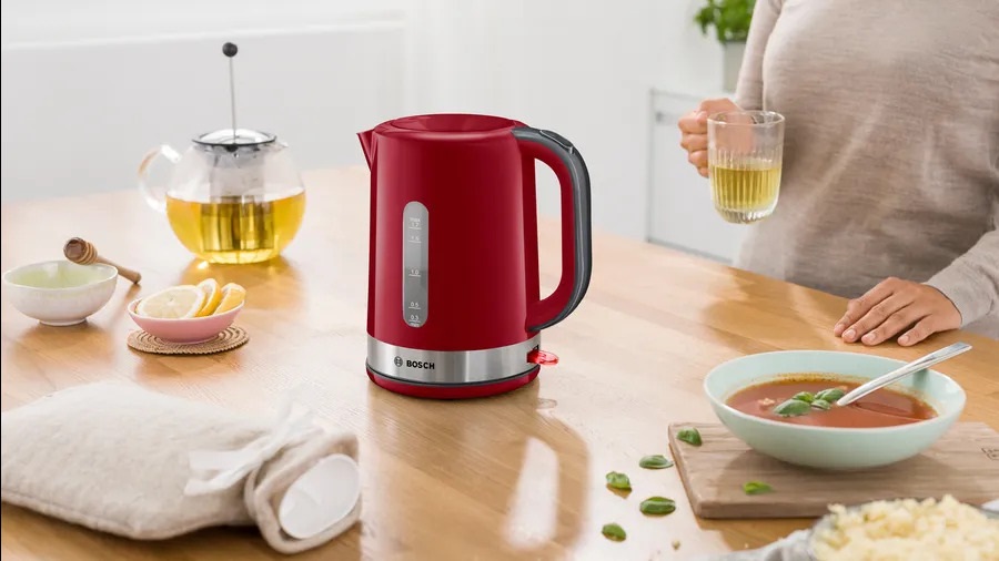 Bosch TWK6A514 1,7L-es vörös vízforraló