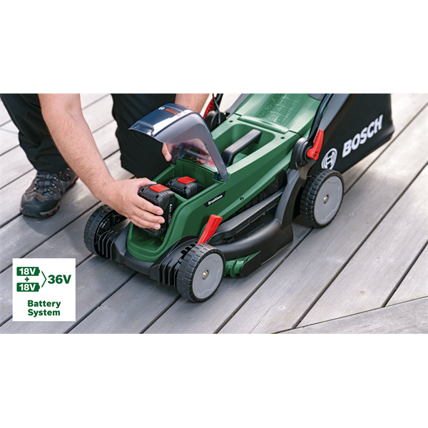 Bosch UniversalRotak 2x18V-37-550 akkumulátoros fűnyíró