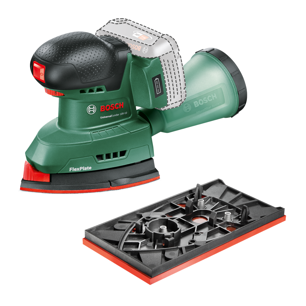 Bosch UniversalSander 18V-10 akkumulátoros multicsiszoló