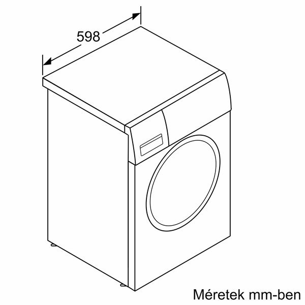 Bosch WAN28267BY elöltöltős mosógép