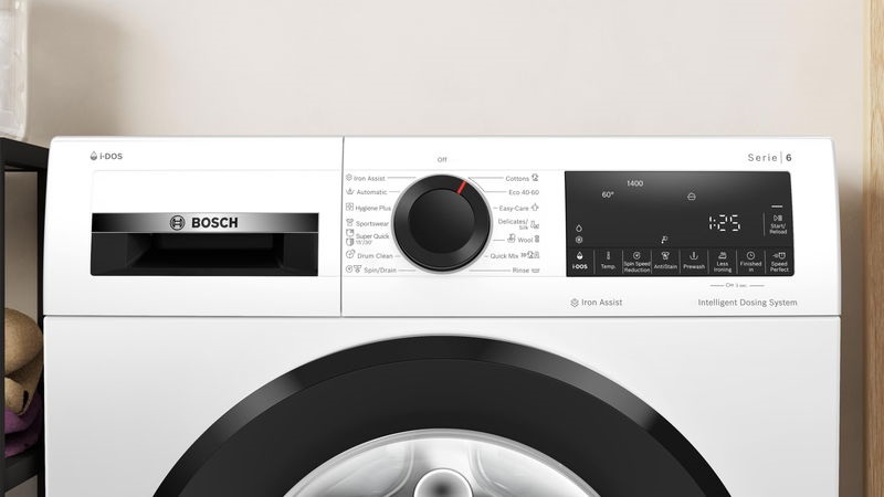 Bosch WGG244F3BY fehér, elöltöltős, max 1351ford., 9kg, mosógép