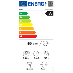 Bosch WGG244Z3BY 9 kg elöltöltős mosógép