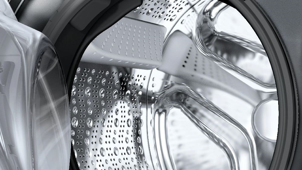 Bosch WGG244ZREU inox, elöltöltős, max.1400ford., 9 kg, mosógép