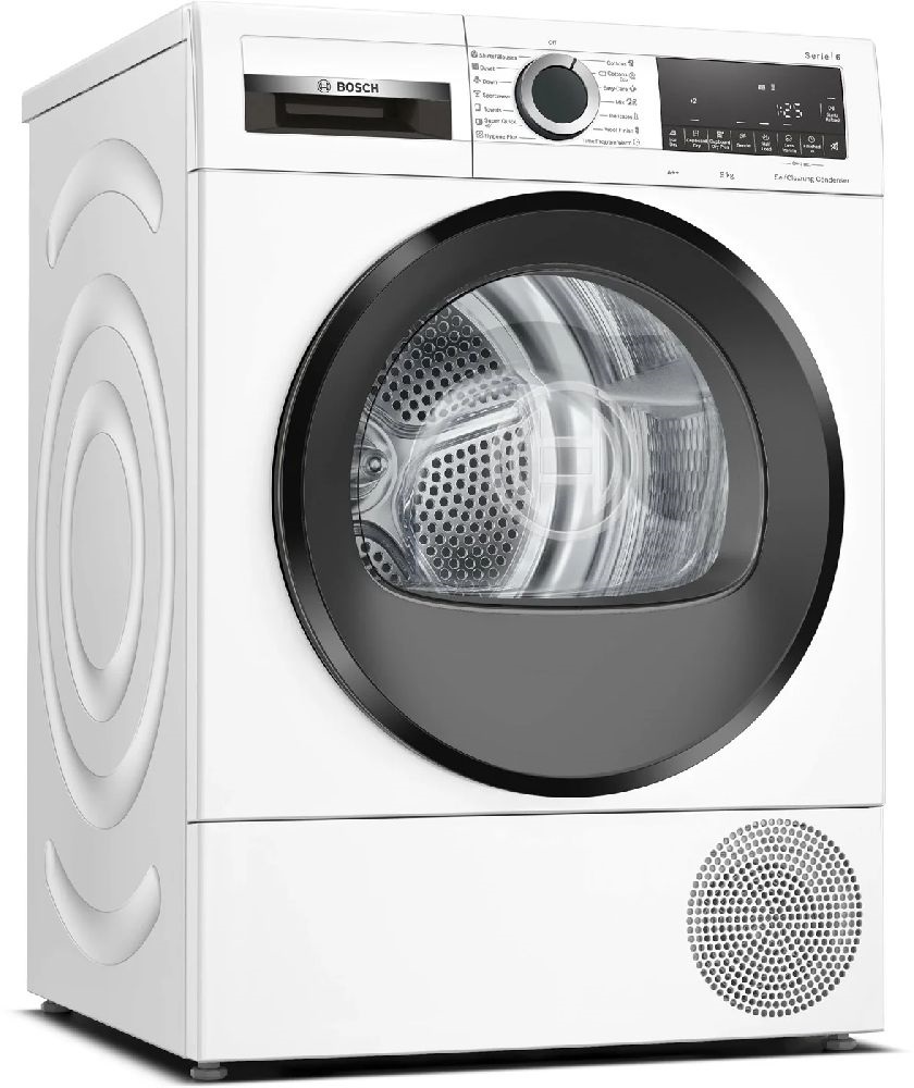 Bosch WQG14500BY fehér, 9 kg, hőszivattyús, szárítógép