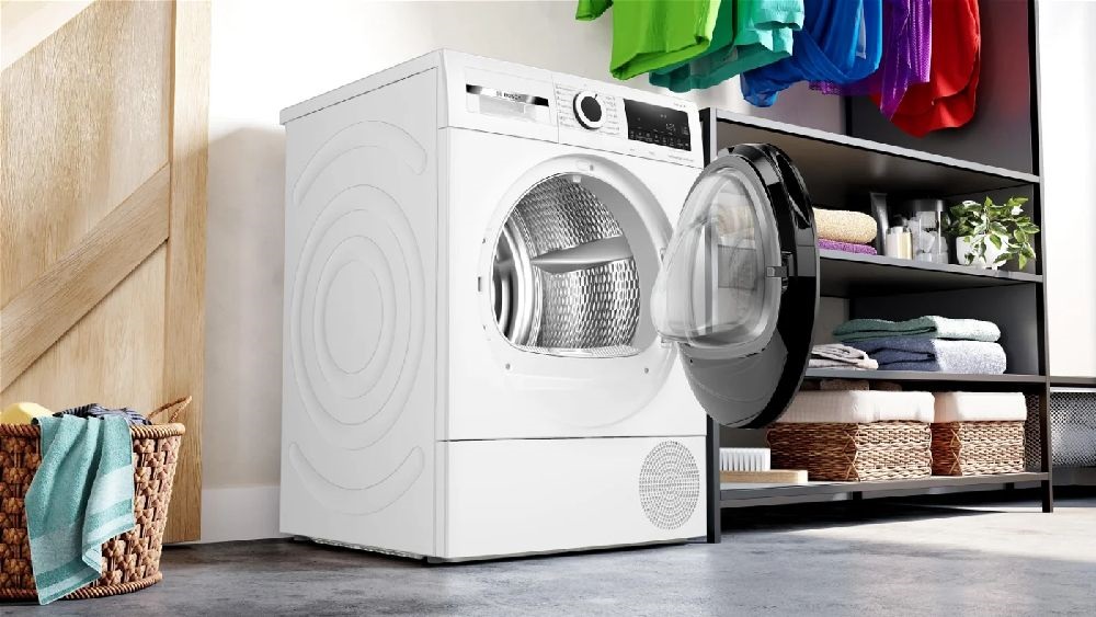 Bosch WQG14500BY fehér, 9 kg, hőszivattyús, szárítógép